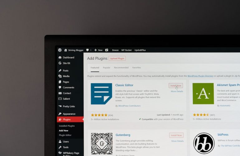 Photo Dashboard interface